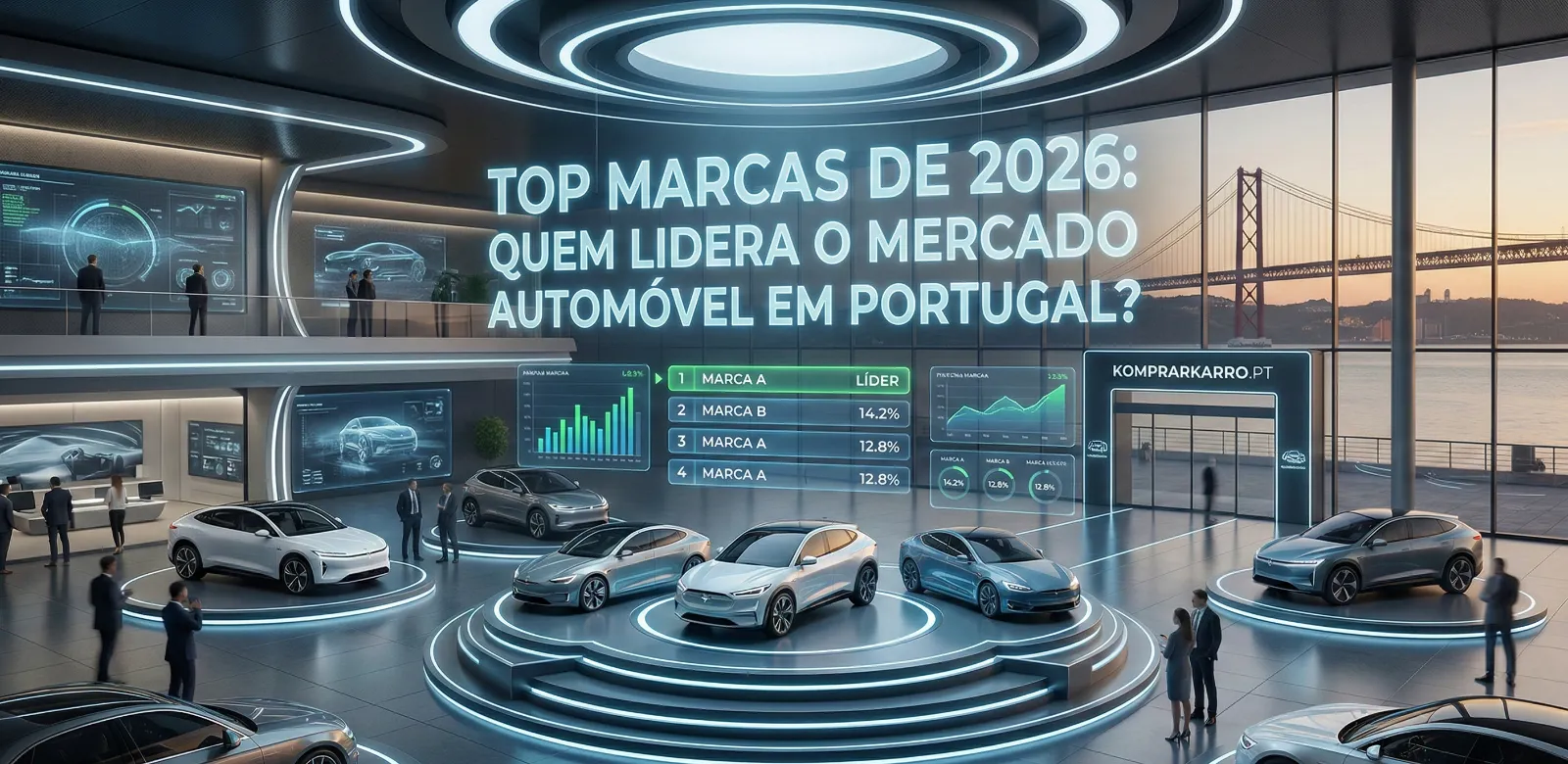 Top Marcas de 2026: Quem Lidera o Mercado Automóvel em Portugal?