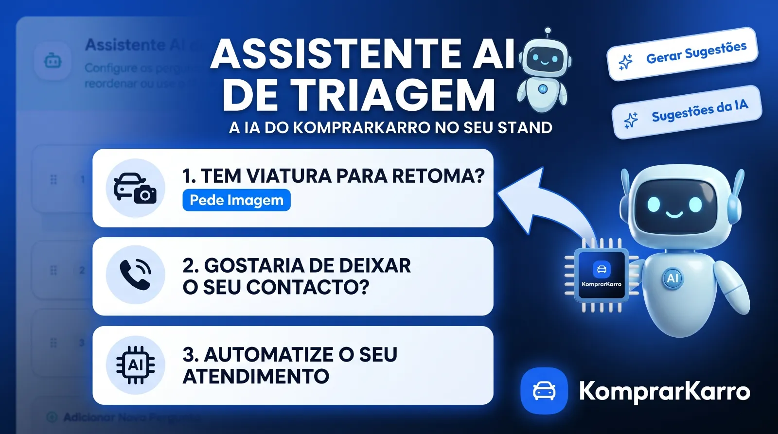 Como o Assistente AI de Triagem está a transformar o atendimento nos Stands Automóveis